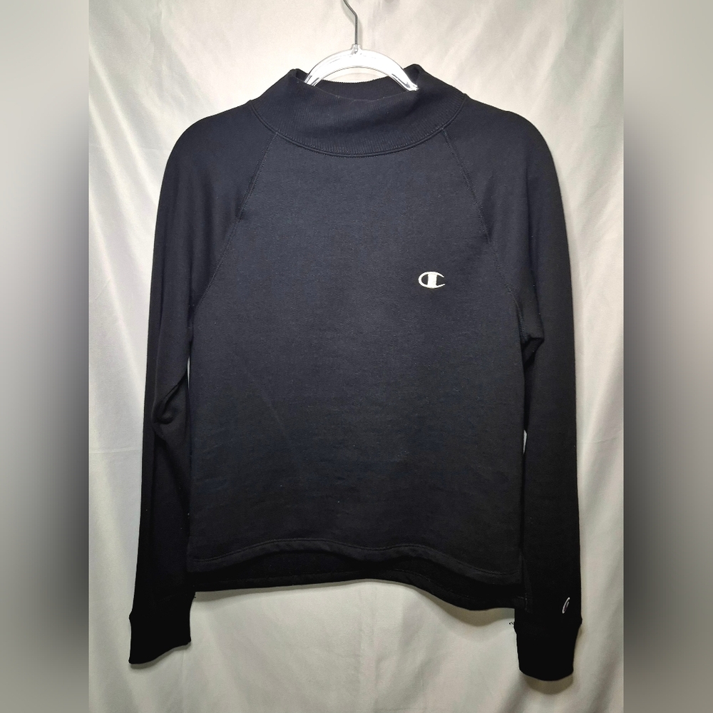 CHAMPION Women’s Powerblend Mock Neck Pullover Sweatshirts Size XS